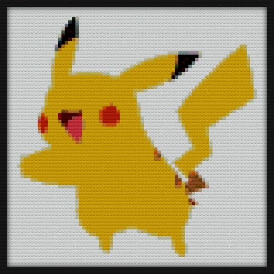 Chu Minimalist Bricks Art | Compatible with LEGO-style bricks | Pixel Brick Art