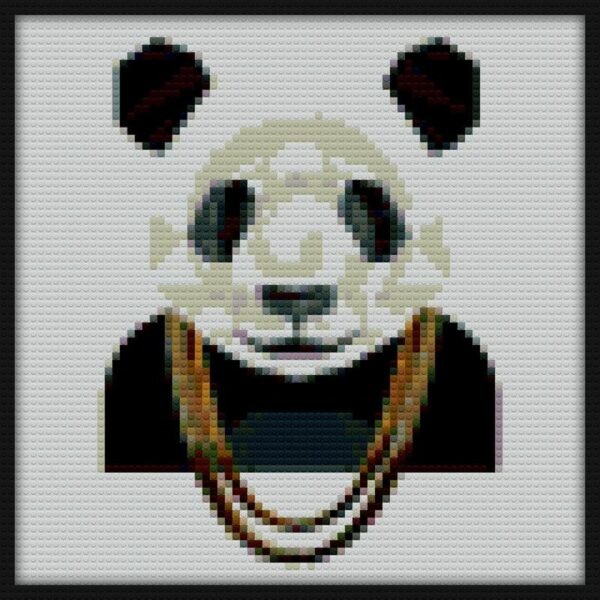 Desiigner Panda Bricks Art
