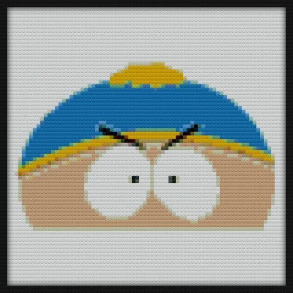 Eric Cartman Peeker Bricks Art