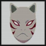 FOX MASK mosaic blocks