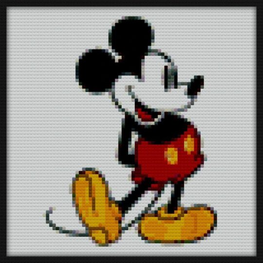 funny quote mom father mickeymouse Bricks Art | Compatible with LEGO-style bricks | Pixel Brick Art