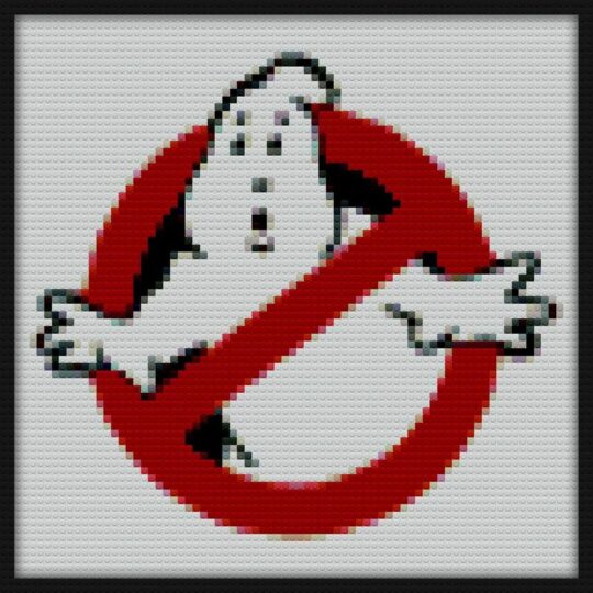 Ghostbusters Bricks Art | Compatible with LEGO-style bricks | Pixel Brick Art