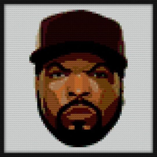 Ice Cube N W A Cool Sticker mosaic wall art