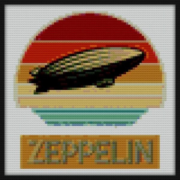 Led Zepelin Classic Bricks Art