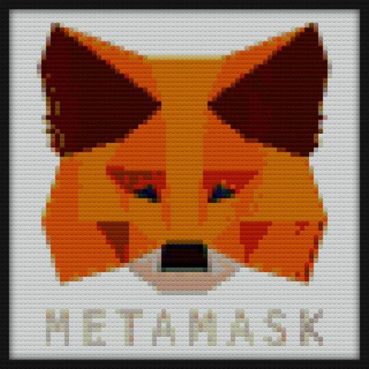 MetaMask Bricks Art | Compatible with LEGO-style bricks | Pixel Brick Art