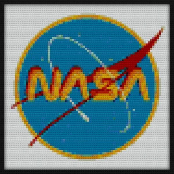 NASA RETRO Bricks Art