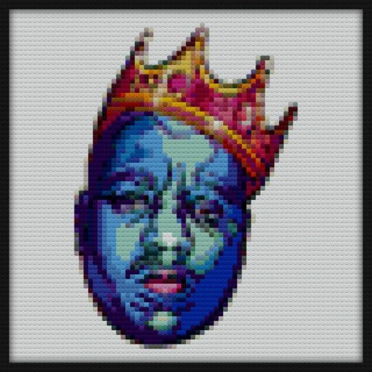 Notorious hip hop Bricks Art | Compatible with LEGO-style bricks | Pixel Brick Art