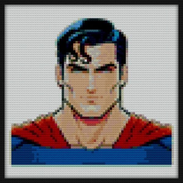 Superman Unleash Your Inner Hero Iconic Design Bricks Art