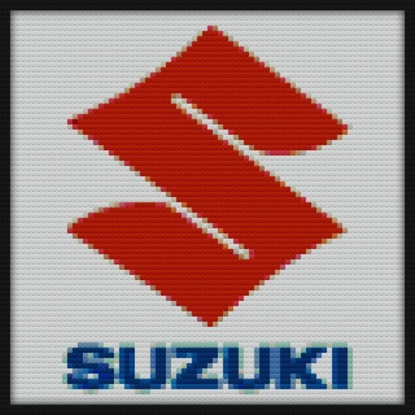 Suzuki logo mosaic wall art