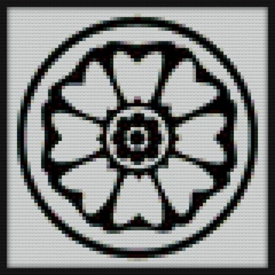 The White Lotus Avatar Bricks Art | Compatible with LEGO-style bricks | Pixel Brick Art