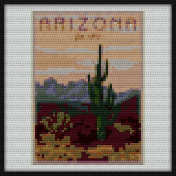 Travel Arizona Bricks Art