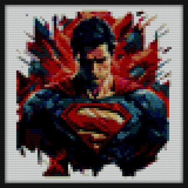 Unleash the Hero Within with Iconic Superman Designs 3 Bricks Art