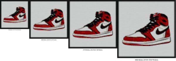 Air Jordan 1 NIKE Bricks diy blocks