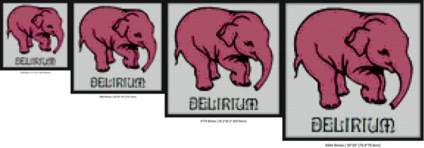 Delirium tremens Bricks brick block art