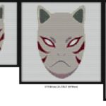 FOX MASK Bricks diy wall art