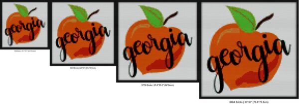 Georgia Peach Bricks brick block