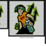 Jet Set Radio Beat Hi Res Vector Bricks mosaic art