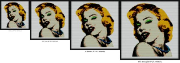 marilyn Bricks brick block