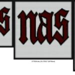 Nas Illmatic Logo Bricks mosaic wall art