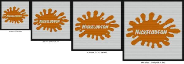 Nickelodeon logo Bricks brick block