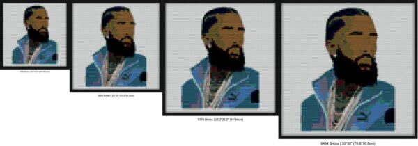 Nipsey Hussle Bricks diy bricks art