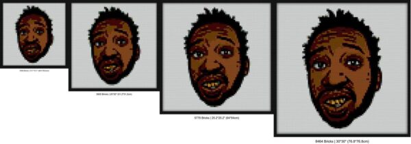 Ol Dirty Bastard Bricks mosaic art