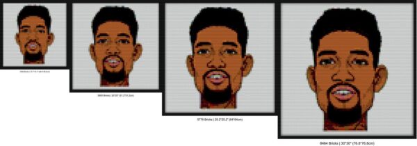 Pnb Rock Bricks mosaic art