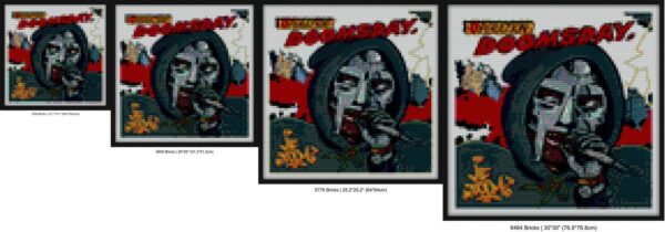 rapper Mf hip hop Bricks mosaic blocks