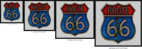 Route 66 California Classic Sticker Shirt Poster Case Skins Bricks diy wall art