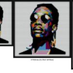 Wiz Khalifa Bricks brick block art