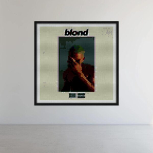 Frank Ocean Blonde Album Cover Bricks diy bricks art