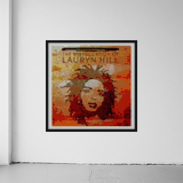 The Miseducation Bricks diy wall art