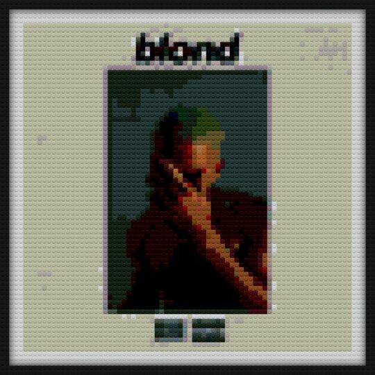 Frank Ocean Blonde Album Cover brick block art