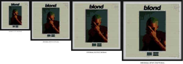 Frank Ocean Blonde Album Cover Bricks mosaic wall art