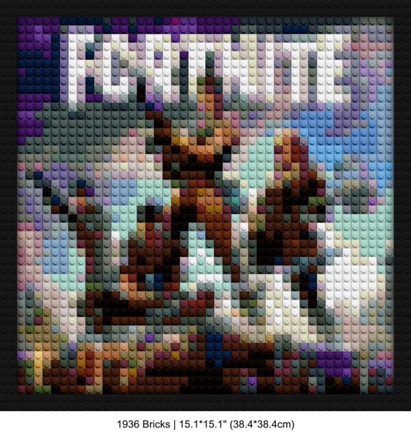 Fortnite wall art brick-based pixel art | Compatible with LEGO-style bricks | Pixel Brick Art