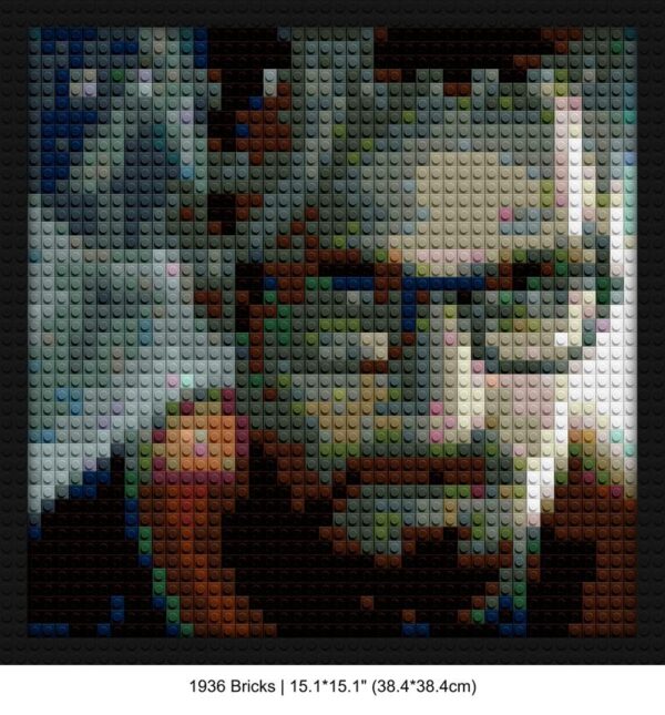 Half Life 2 art brick wall art | Compatible with LEGO-style bricks | Pixel Brick Art