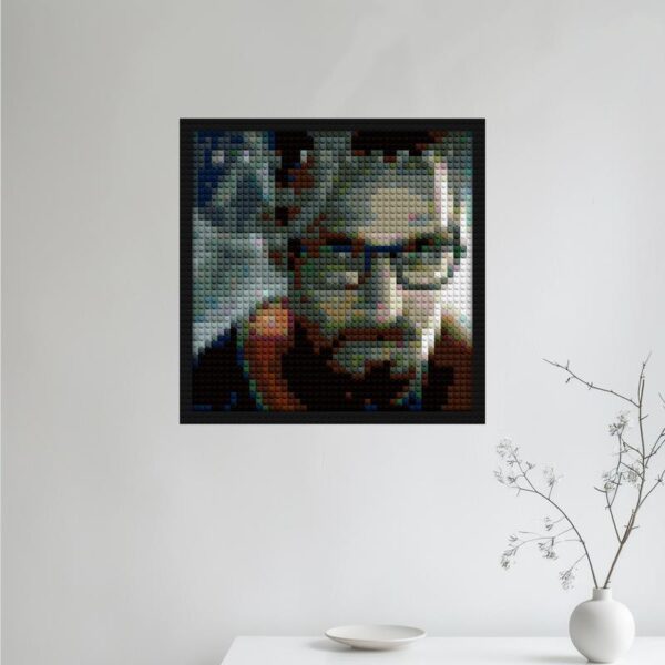 "Half Life 2 Game-Inspired Wall Art Frame" LEGO-compatible mosaic kits | Compatible with LEGO-style bricks | Pixel Brick Art