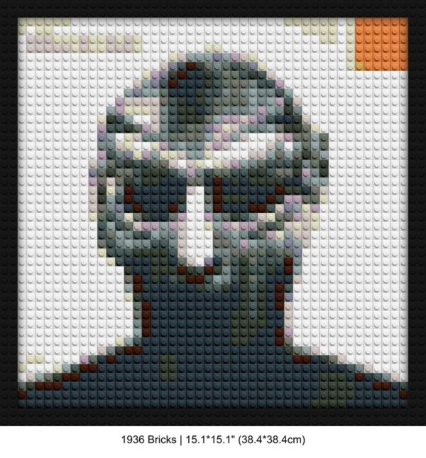 MF DOOM LEGO-compatible mosaic kits | Compatible with LEGO-style bricks | Pixel Brick Art