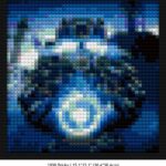 Stalcraft X brick mosaic art