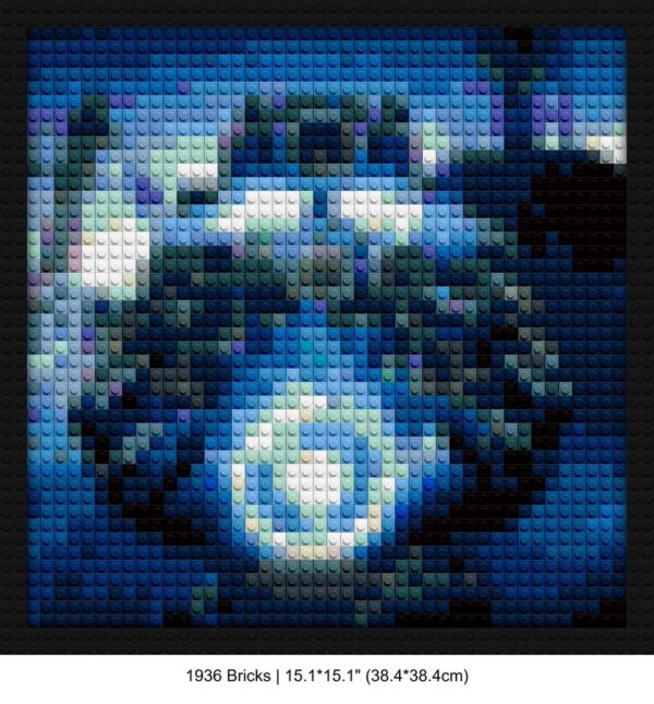 Stalcraft X brick mosaic art | Compatible with LEGO-style bricks | Pixel Brick Art