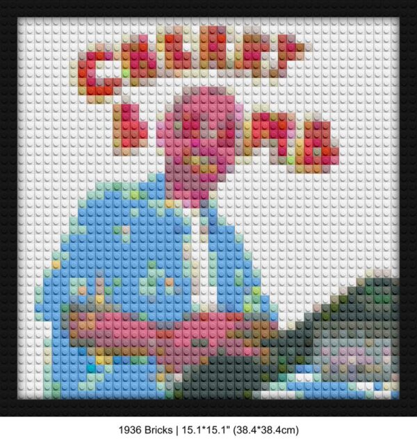 Tyler The Creator DIY pixel mosaic | Compatible with LEGO-style bricks | Pixel Brick Art