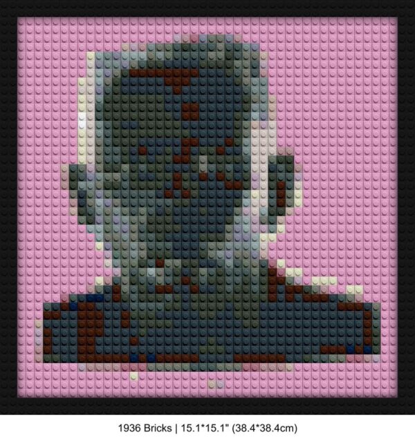 Tyler The Creator building brick art | Compatible with LEGO-style bricks | Pixel Brick Art