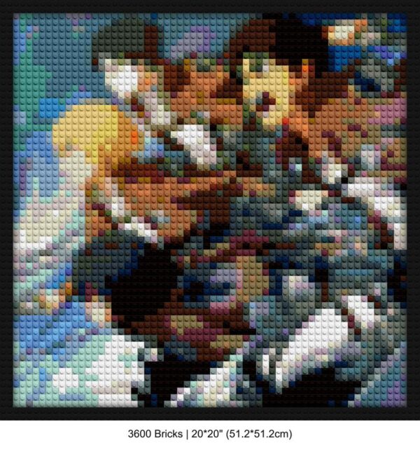 anime series brick wall art | Compatible with LEGO-style bricks | Pixel Brick Art