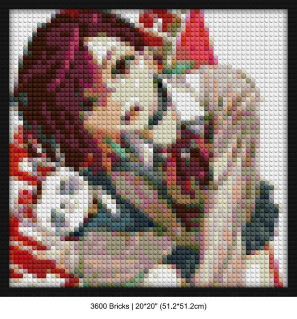 video game decor pixel-style bricks | Compatible with LEGO-style bricks | Pixel Brick Art