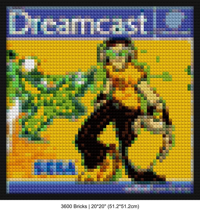 video game decor building brick art | Compatible with LEGO-style bricks | Pixel Brick Art