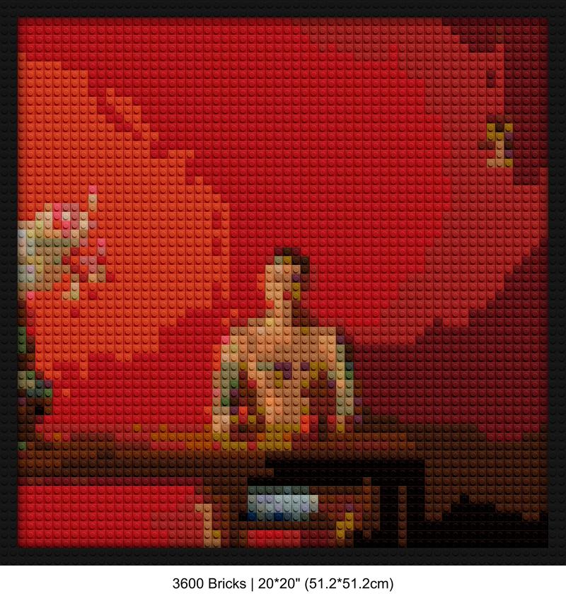 Watching Movies With The Sound Off LEGO-compatible mosaic kits | Compatible with LEGO-style bricks | Pixel Brick Art