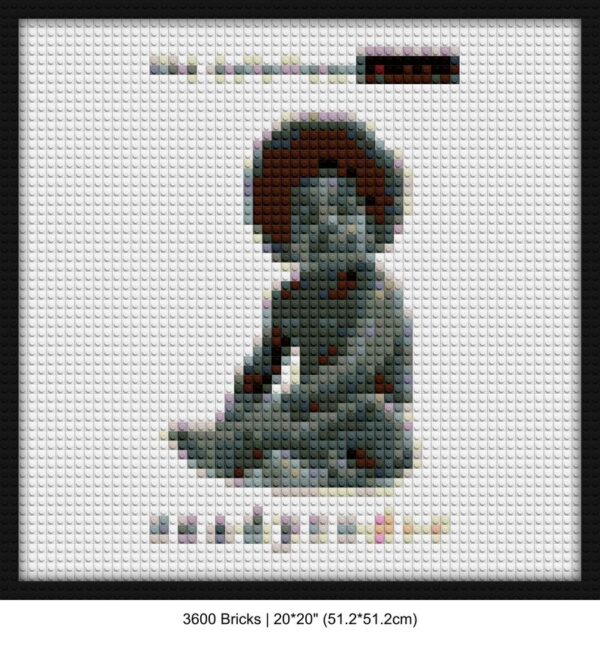 Ready To Die album LEGO-style bricks art | Compatible with LEGO-style bricks | Pixel Brick Art