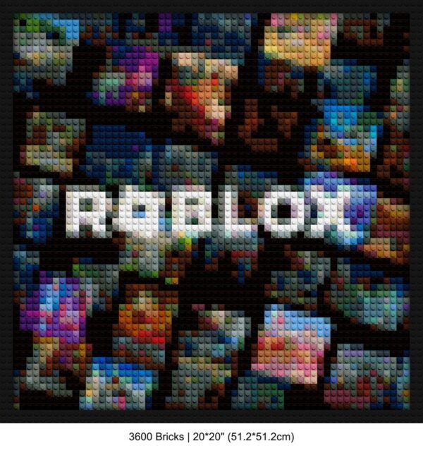 pop culture art block mosaic design | Compatible with LEGO-style bricks | Pixel Brick Art