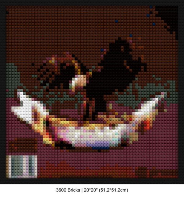 Birds in the Trap Sing McKnight DIY pop culture bricks | Compatible with LEGO-style bricks | Pixel Brick Art