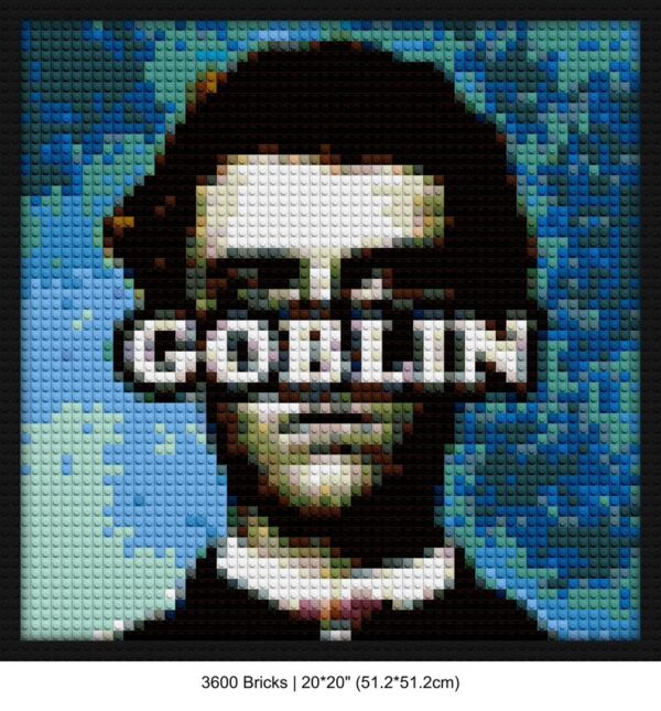 Goblin album brick-inspired artwork | Compatible with LEGO-style bricks | Pixel Brick Art